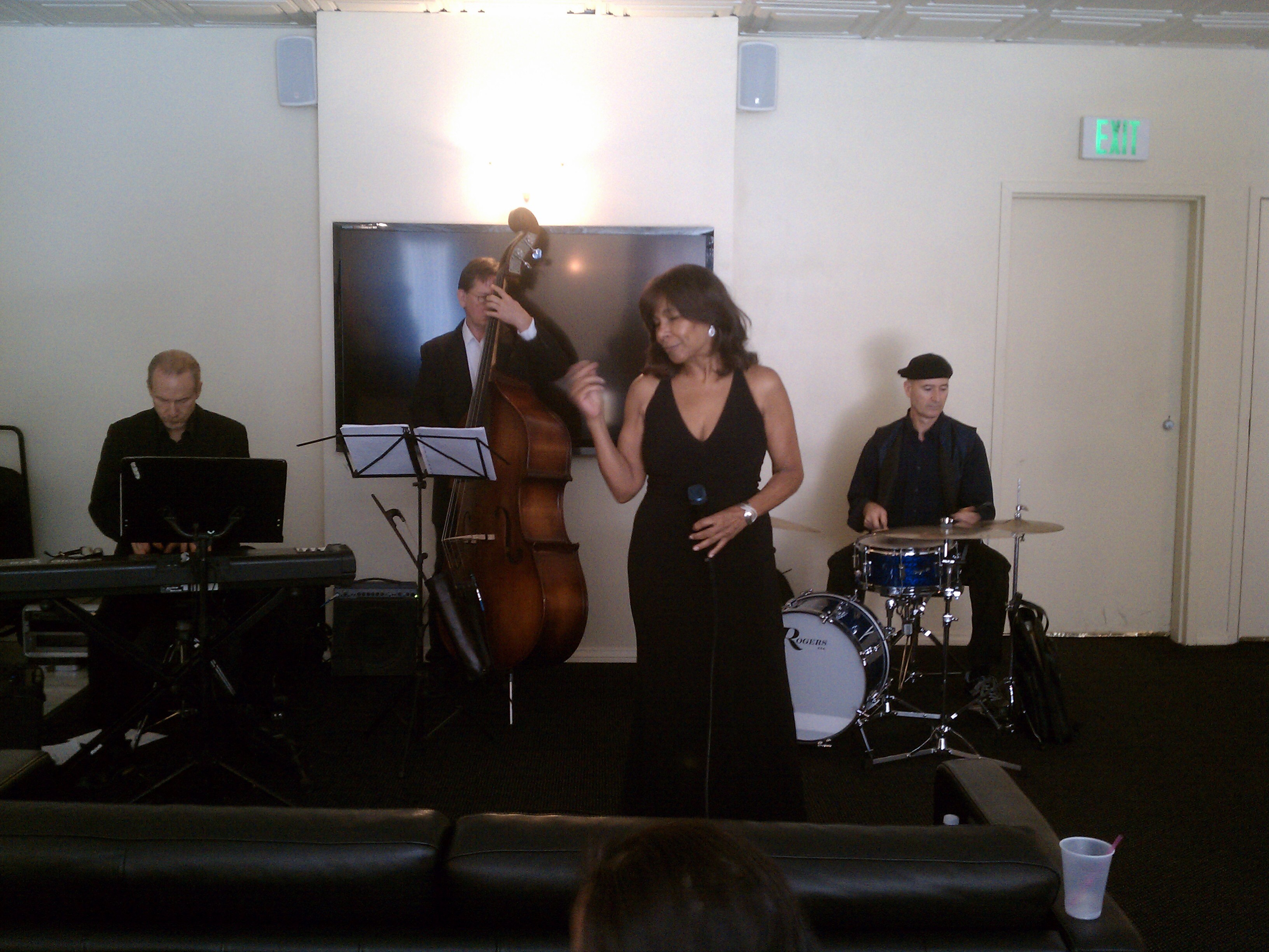 Jazz vocalist Debbie Joyce and her band wow the audience with their great music