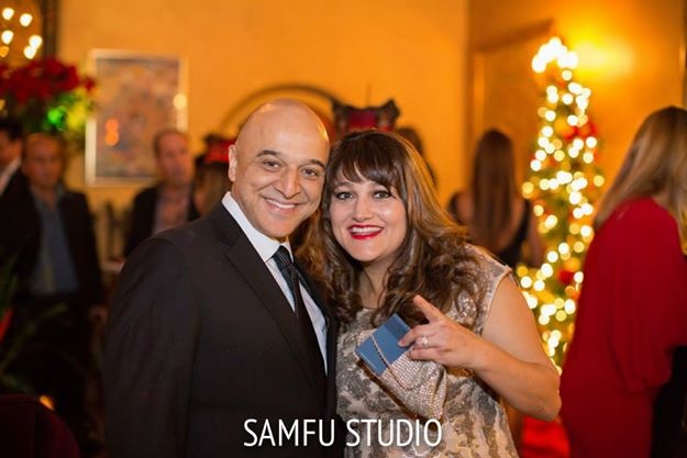 Grammy-winning recording artist, composer and pianist Omar Akram with his wife. Photo courtesy of Sam Fu Photography 