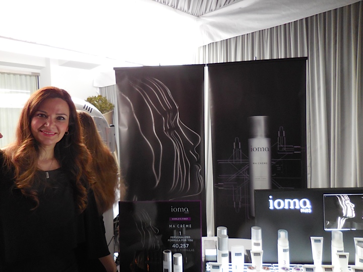 Mojdeh Amirvand, Director of Business Development of North America, for Ioma. Her great complexion is the best advertising for this wonderful line. 