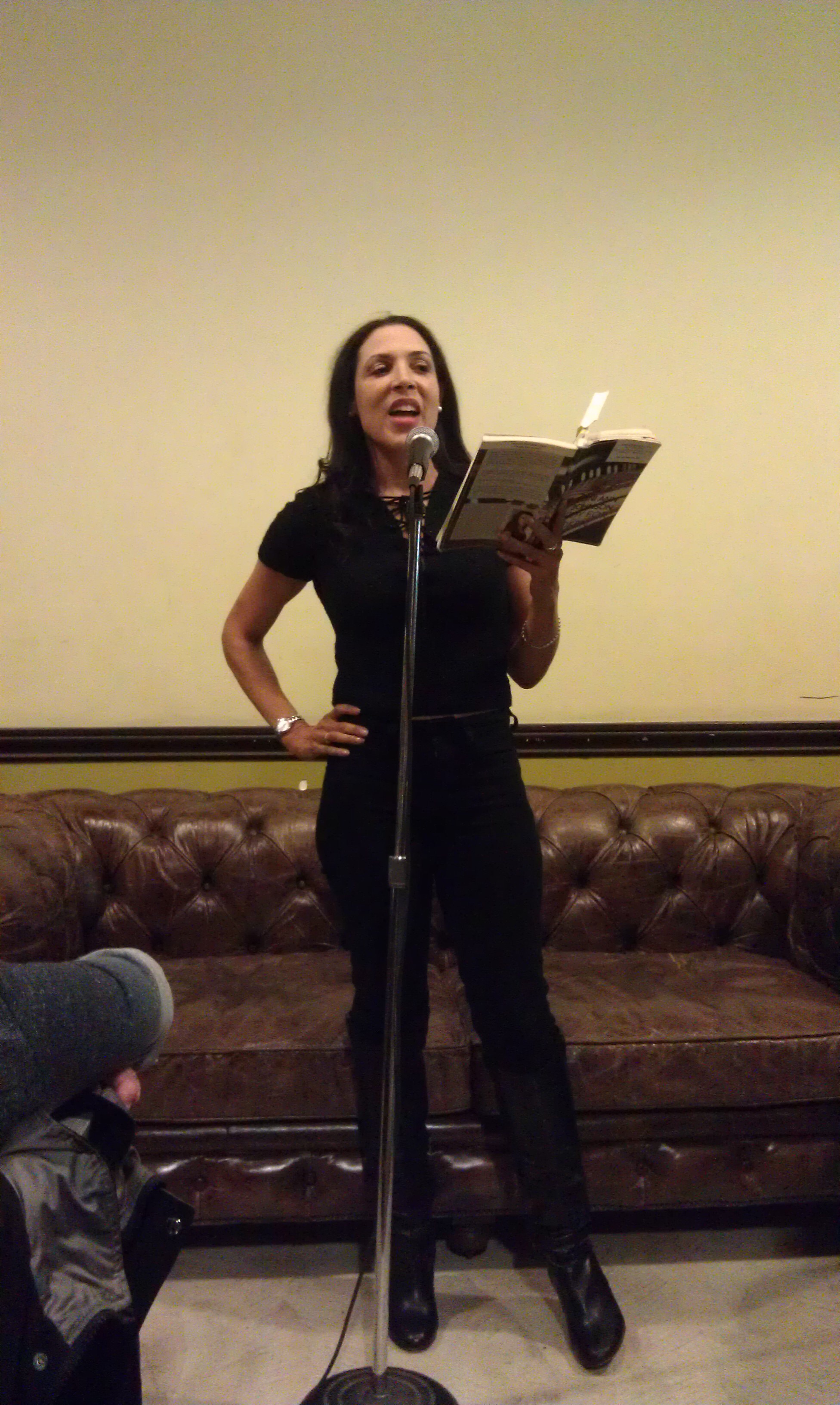 Toni Ann Johnson reads from her book "Remedy for a Broken Heart"  