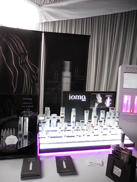 Ioma Paris Display. Ioma is exclusively sold at Saks Fifth Avenue