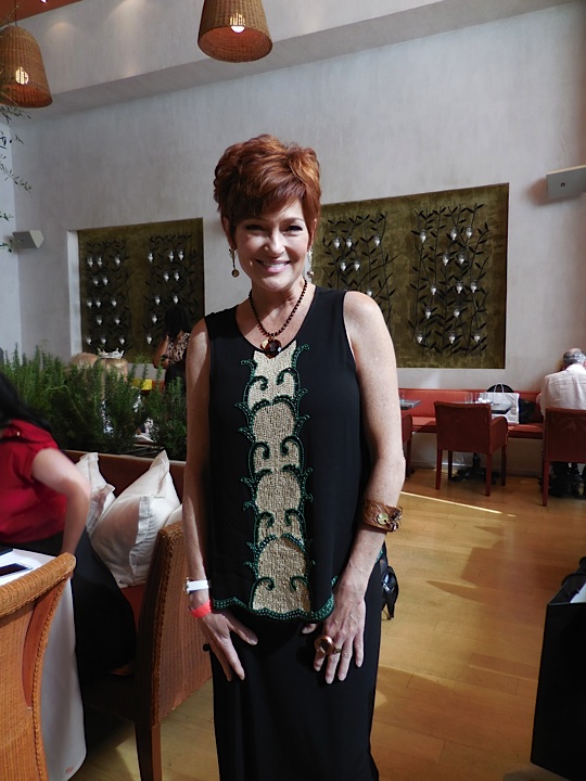 Actress Carolyn Hennesy is adorned Twisted Silver and Silvana K's beautiful jewelry lines