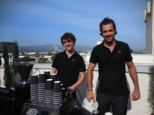 Coffee Break! Adam and Leon of Longshot Coffee. Such rich and tasty coffee!