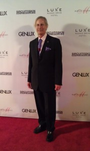 Erwin Glaub, Senior editor of The Experience on the red carpet