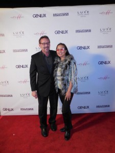 Actor Rob Steinberg (12 Years a Slave) with journalist Joyce Chow