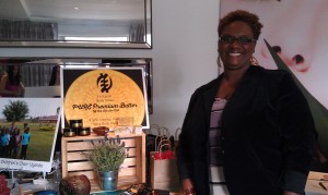Ulondra McCarty of Le Karite' with her pure premium body butter