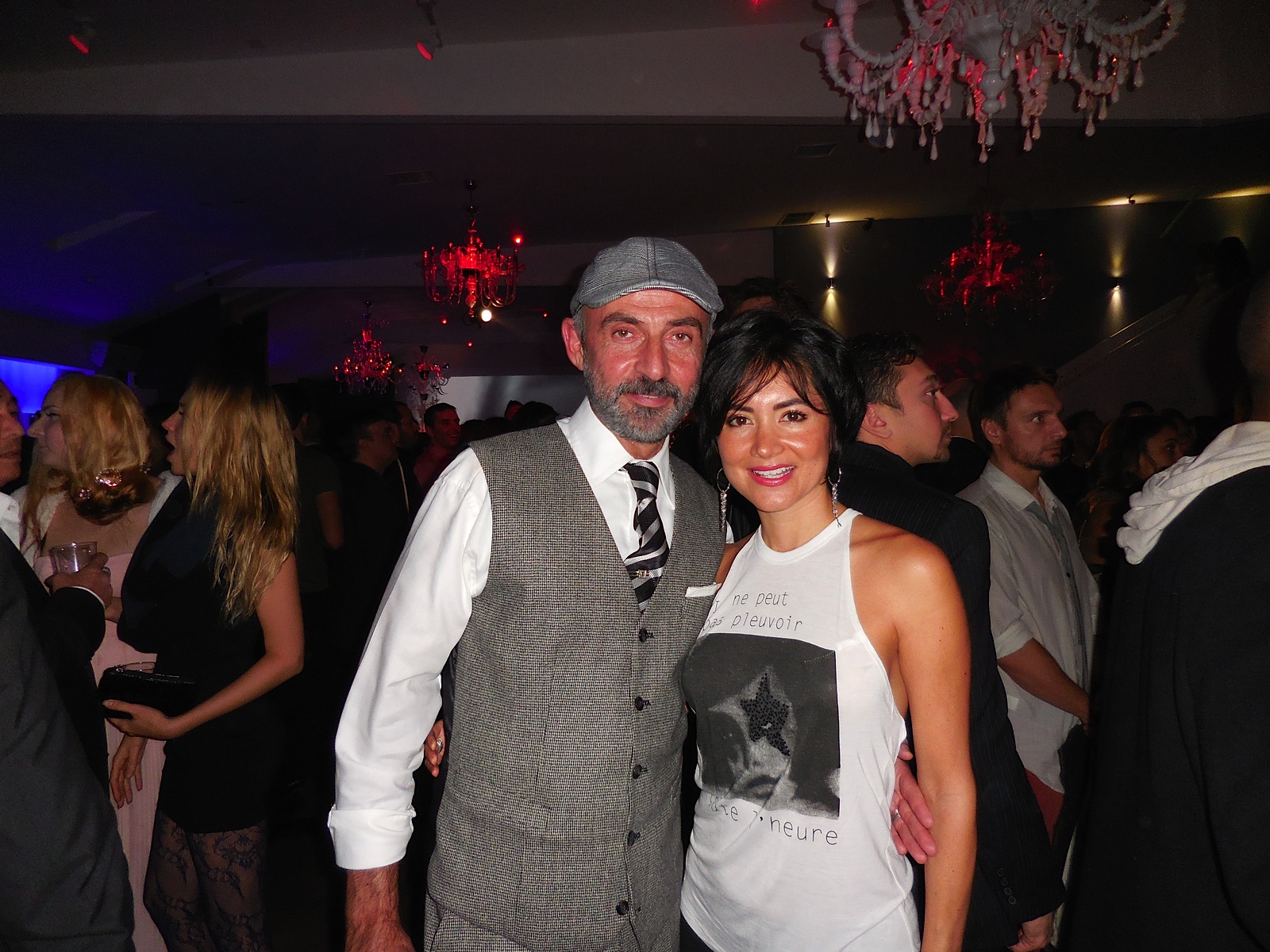 Fashion forward couple...Actor Shaun Toub and his stylish wife Lorena. 