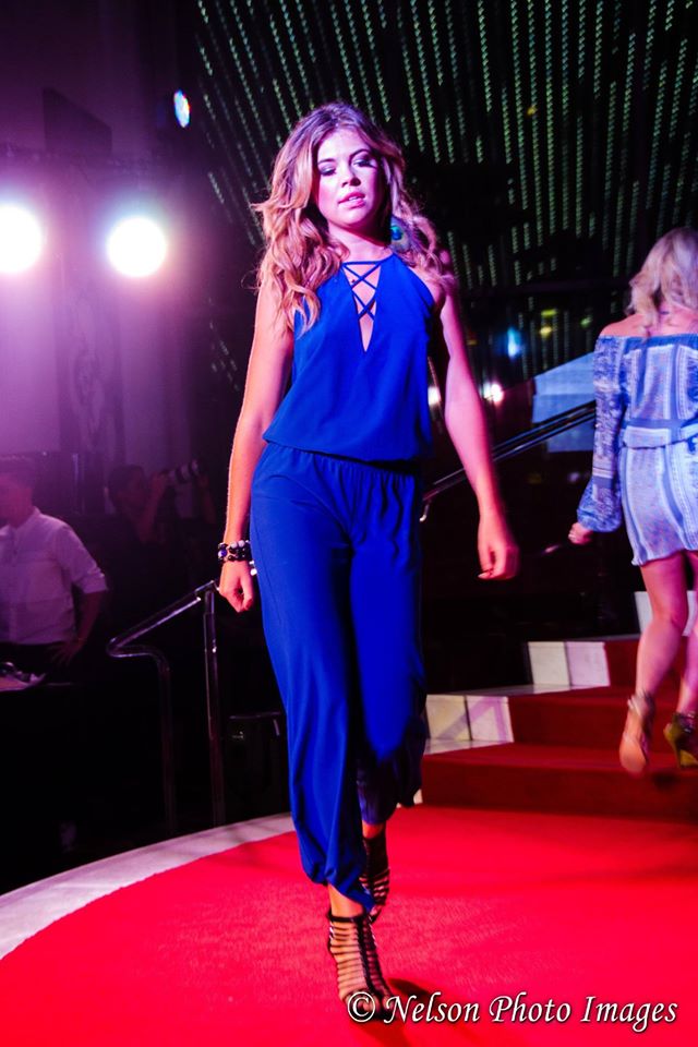 Electric Blue...One of Single's iconic jumpsuits. Photo courtesy of Nelson Photo Images. 