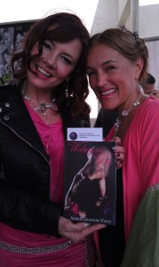 Author Amber Grayson Vayle of Waking the Wren with Clare Thiel who contributed to the book