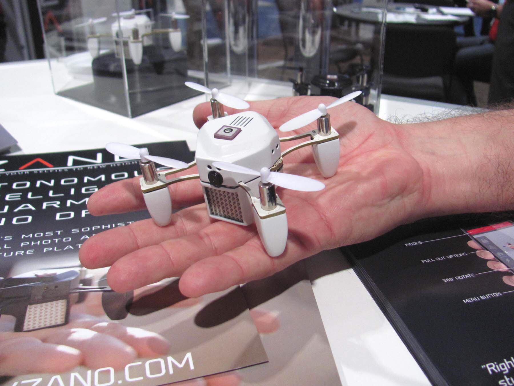 A mini drone at CES 2015