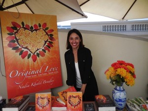 Author Nadia Khalil Bradley with her motivational book "Original Love"