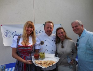 The gang from Edelweiss Thousand Oaks with Chef Kurt Elrich