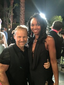 Actor Marv Blauvelt with actress and model Jenus Adams. Photo courtesy of The Experience
