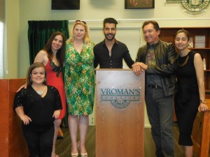 The cast and crew of Dr. Navab's film debut, "Strangers In a Book," come out to support him. Photo courtesy of EE World News