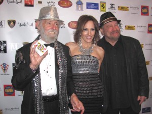 EllieB with guests on the red carpet