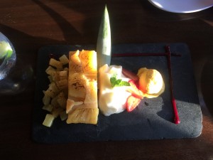 The Tandoori Pineapple dessert