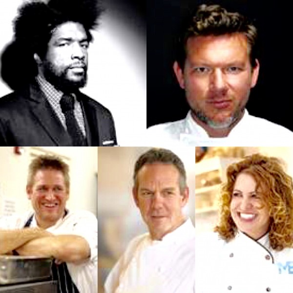 Questlove and The Roots, Food & Wine Best New Chefs including Tyler Florence, Curtis Stone, Thomas Keller, and Michelle Bernstein