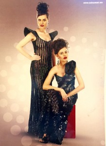 Futuristic red carpet gowns from world wide sensation Sai Suman
