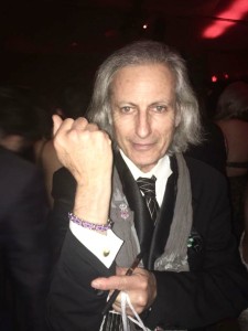 Publisher Erwin Glaub at the Golden Globe Weinstein after party sporting his fashionable cuff links by Designer Stephanie Kantis
