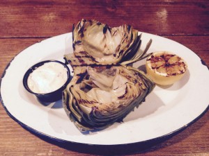 The Grilled Artichoke at Albright on the Santa Monica Pier. Photo courtesy the Experience Magazine