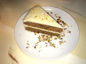 The Carrot Cake at eLOVate is the perfect way to end he meal. All photos courtesy Dustin Brown at the Experience Magazine