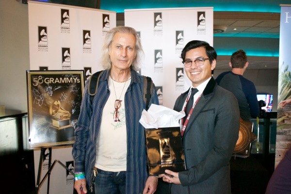 Publisher Erwin Glaub at the GBK Pre Grammy Gift Suite