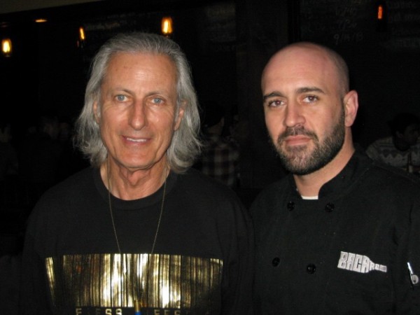 Publisher of the Experience Magazine, Erwin Glaub, with Chef de Cuisine Matt Albright