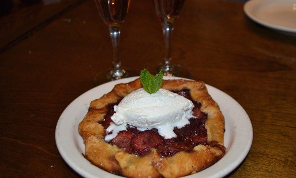 Strawberry Torte with house-made whipped cream Photo courtesy of Judy Hansen Pullos